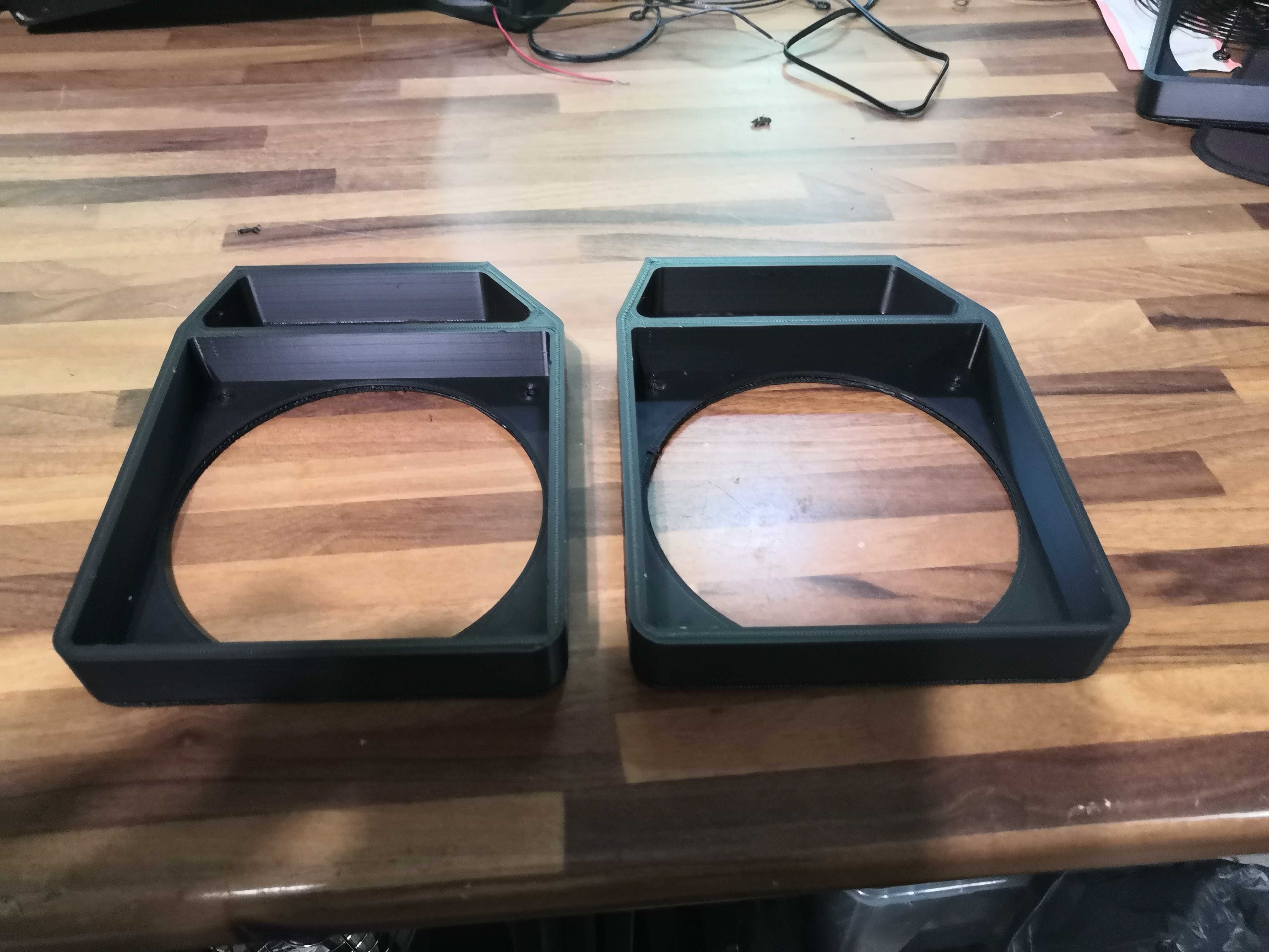Two brackets side by side