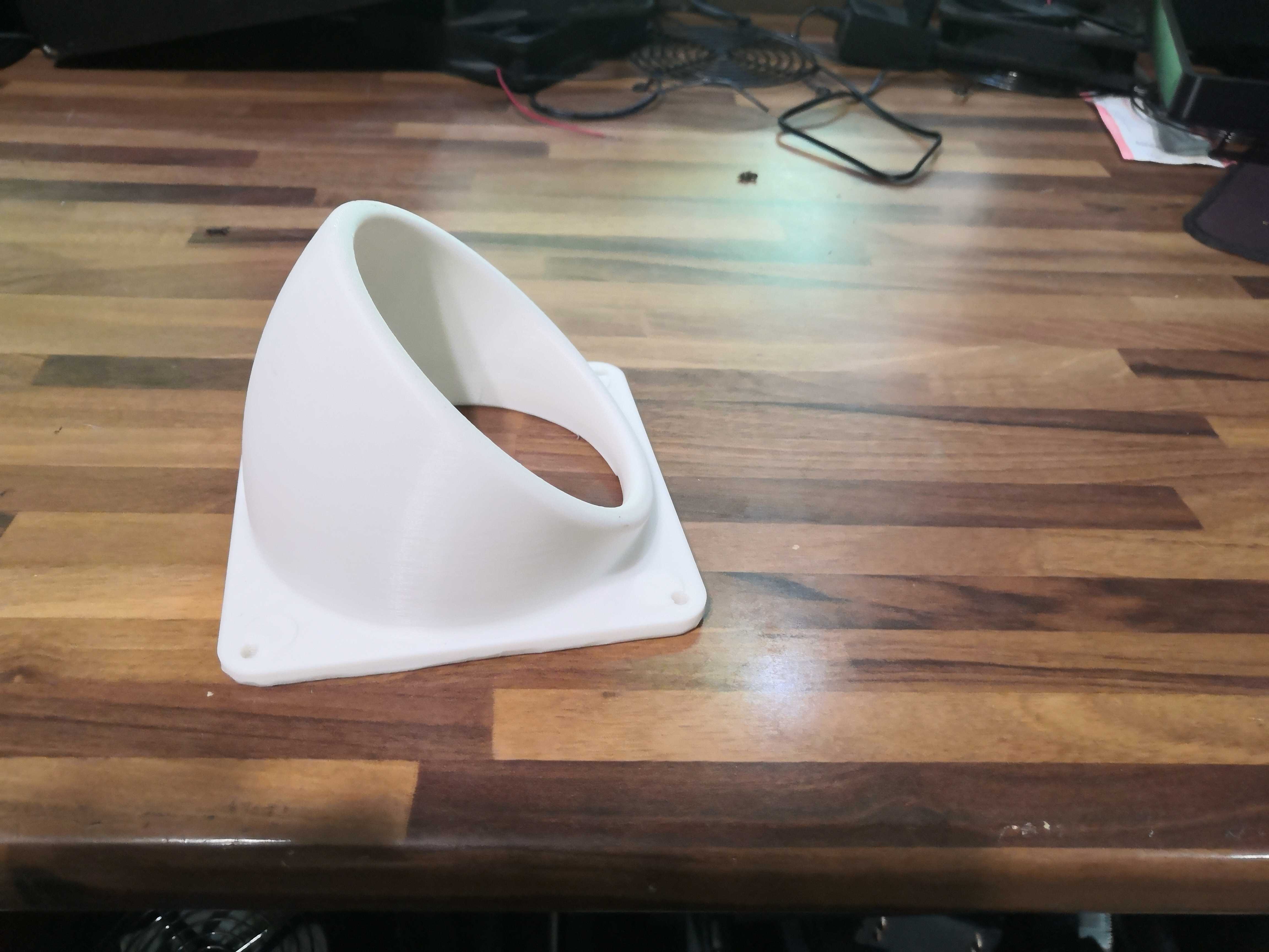 Printed 45° air nozzle, resized version by Tunanika