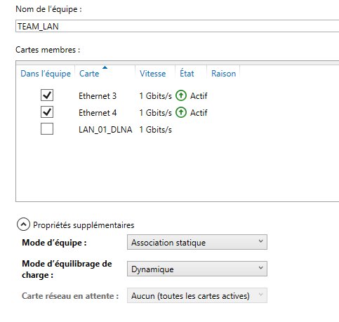 Windows NIC Teaming