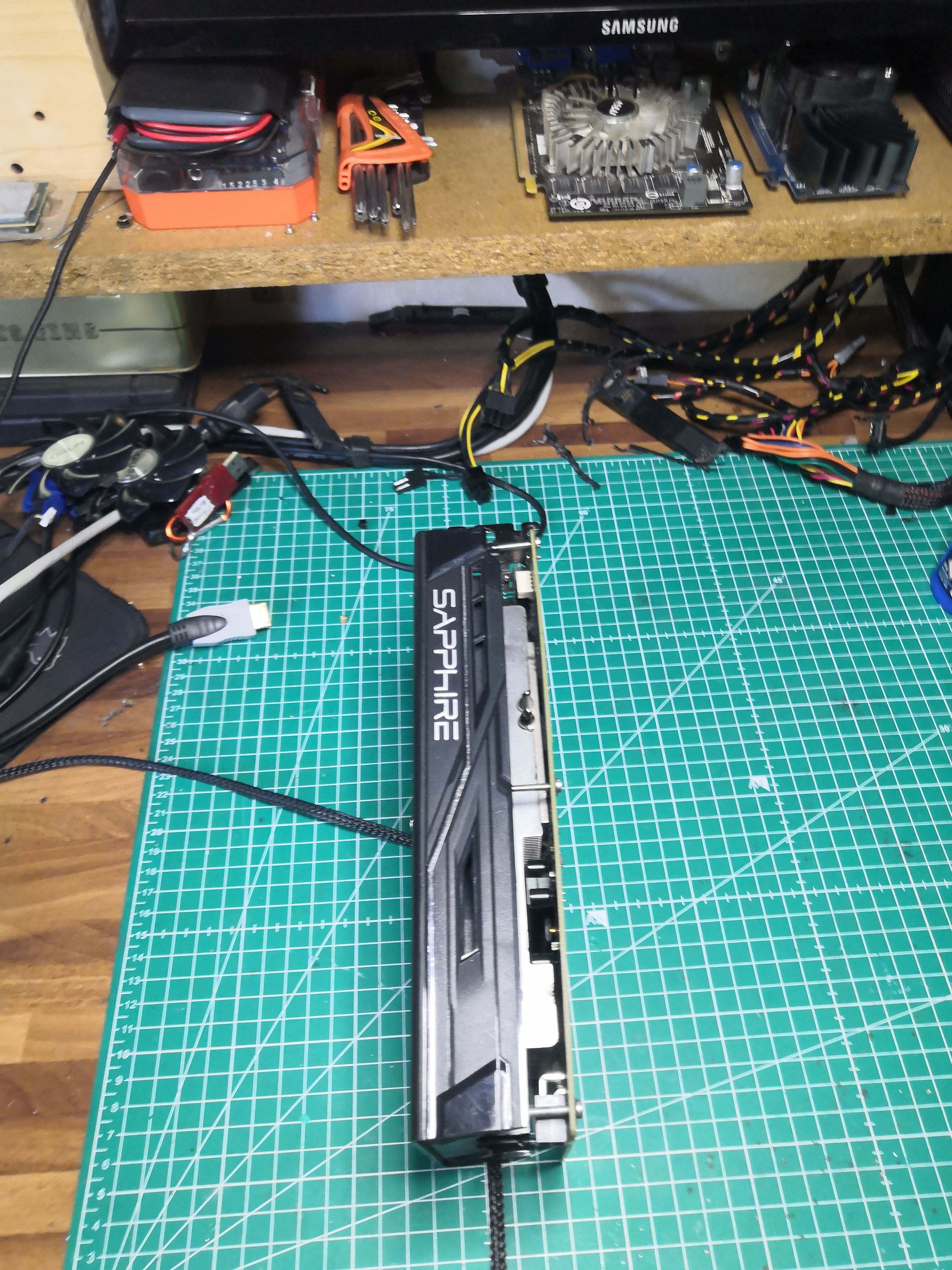 Side view of the I/O panel