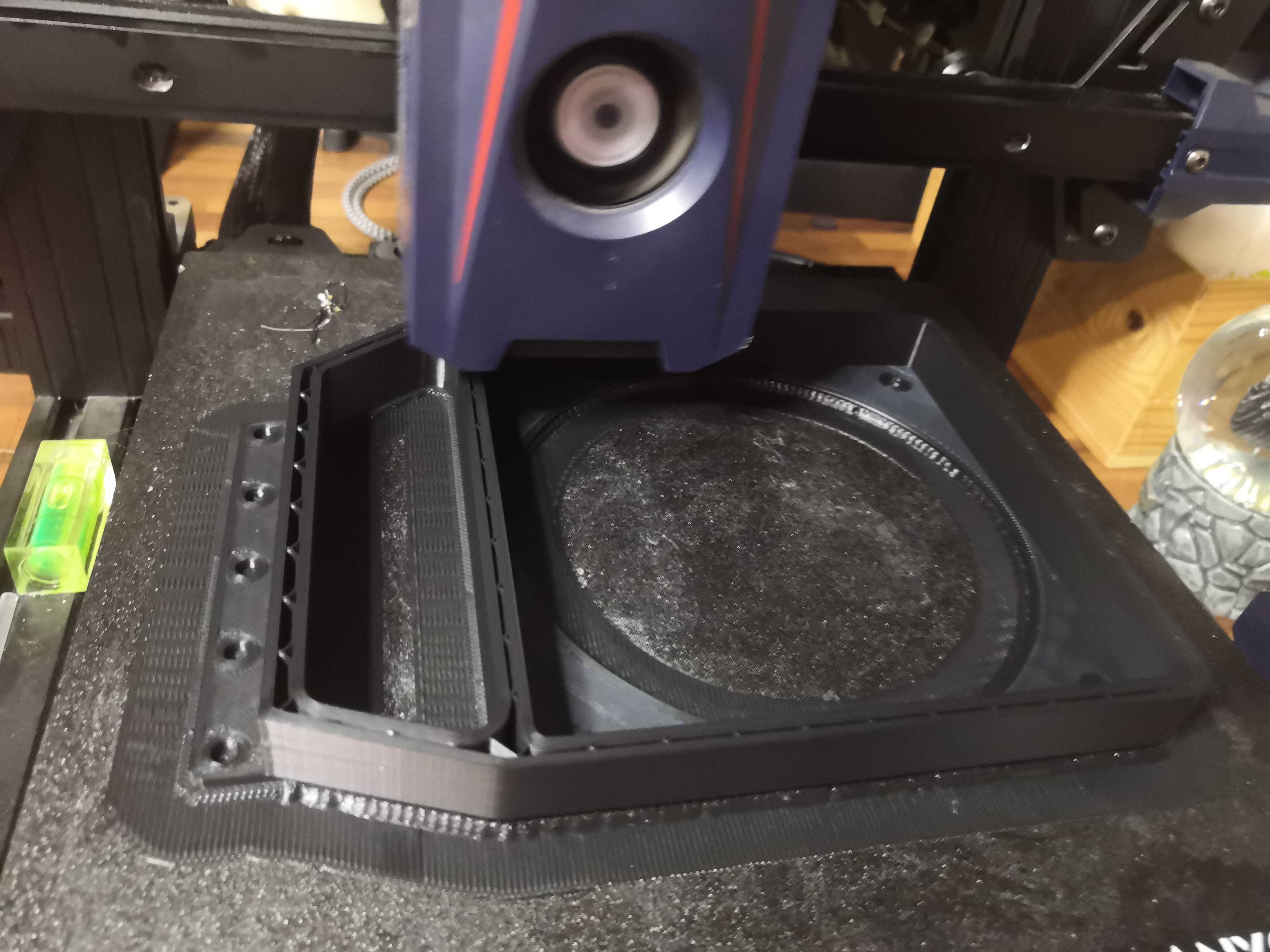 Printed bracket mounted in the case