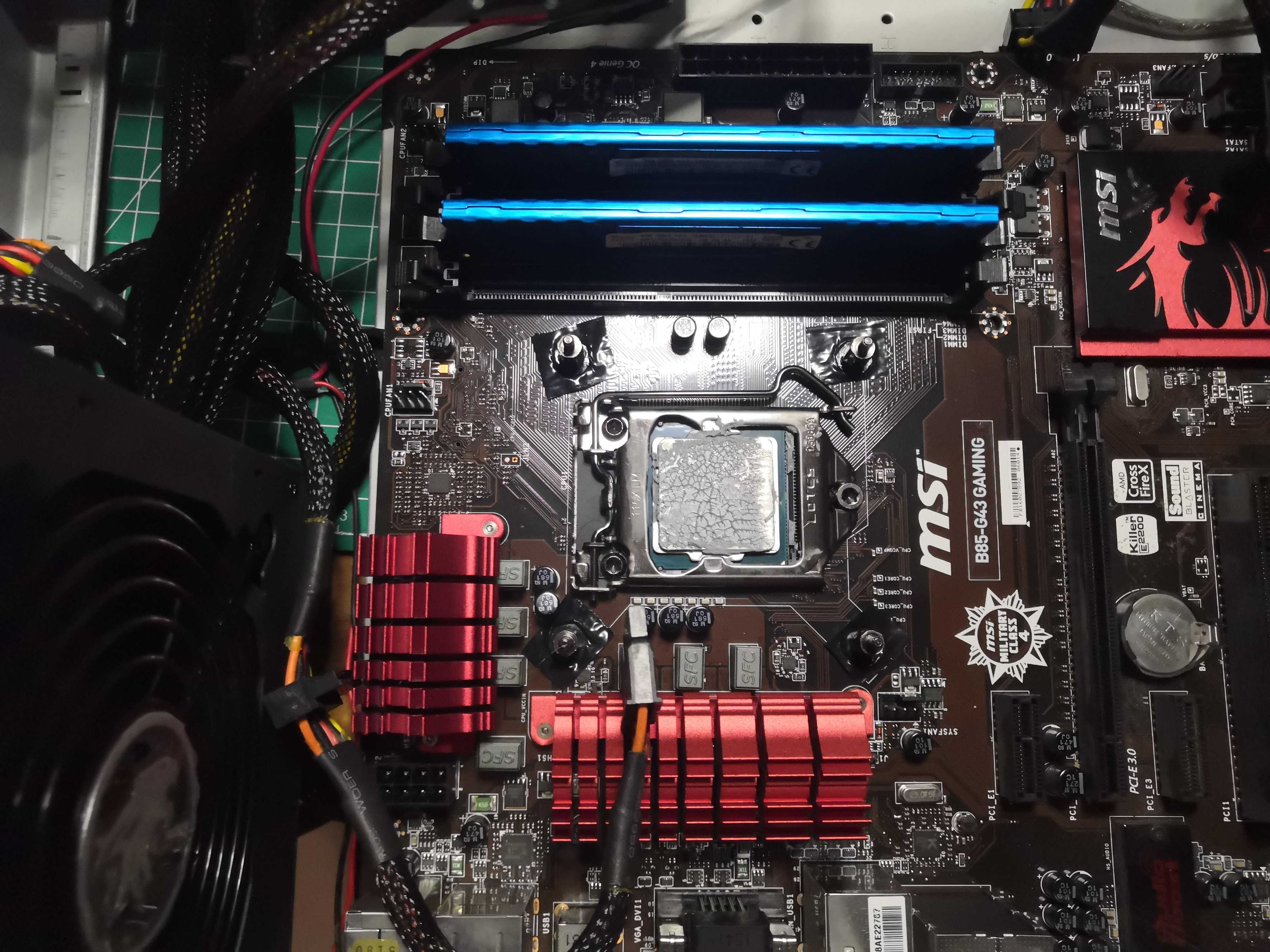 The state of the thermal paste – intermediate-level thermal archaeology